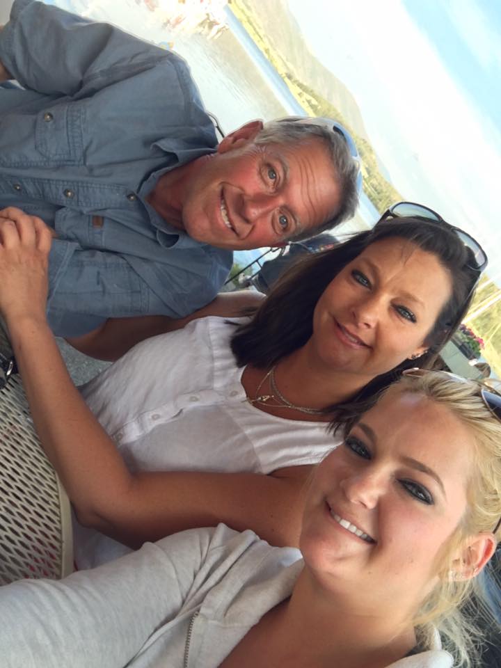 Paige, Larry and Christine at the Tiki Bar