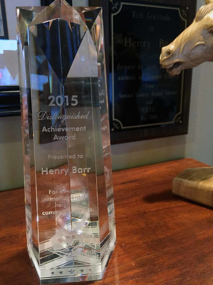 The Barr Team - Distinguished Achievement Award 2015